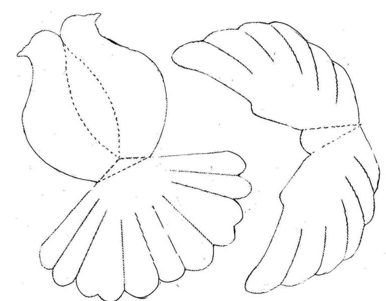  Голубь мира поделка 66