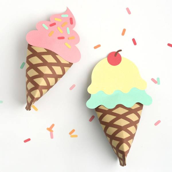 Ice Cream Papercraft