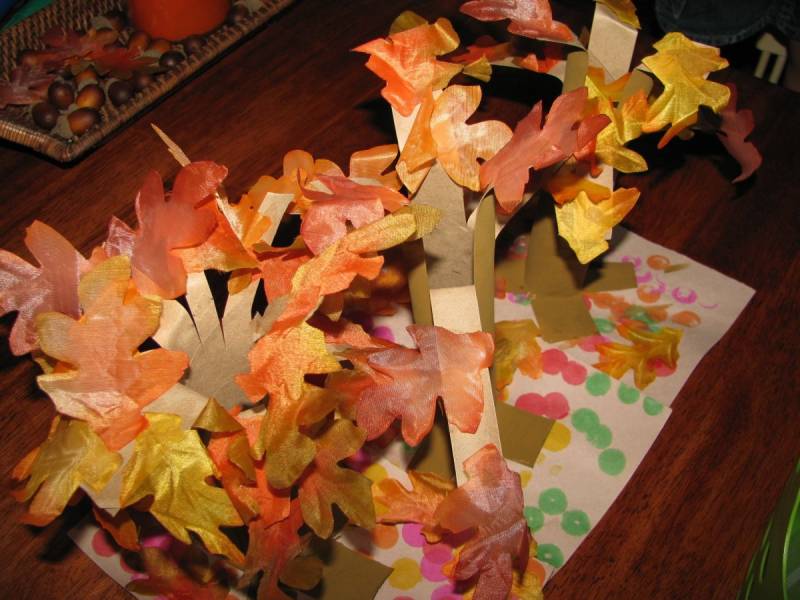 Autumn leaves Papercraft