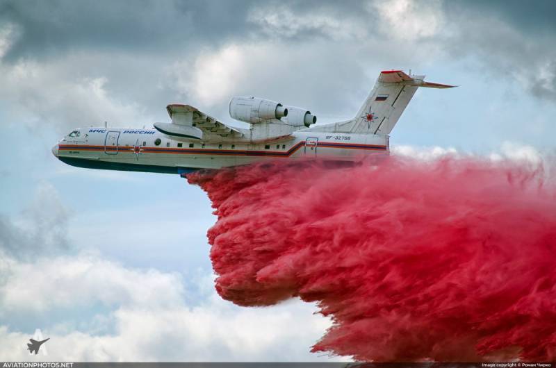 Пожарный самолет бе-200