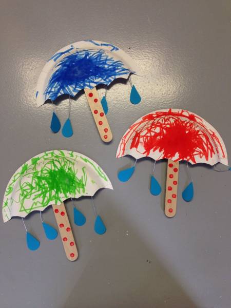 Umbrella Craft for Kids