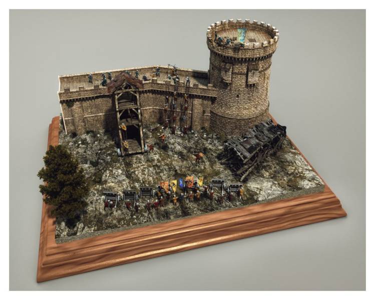 Castle Medieval Diorama