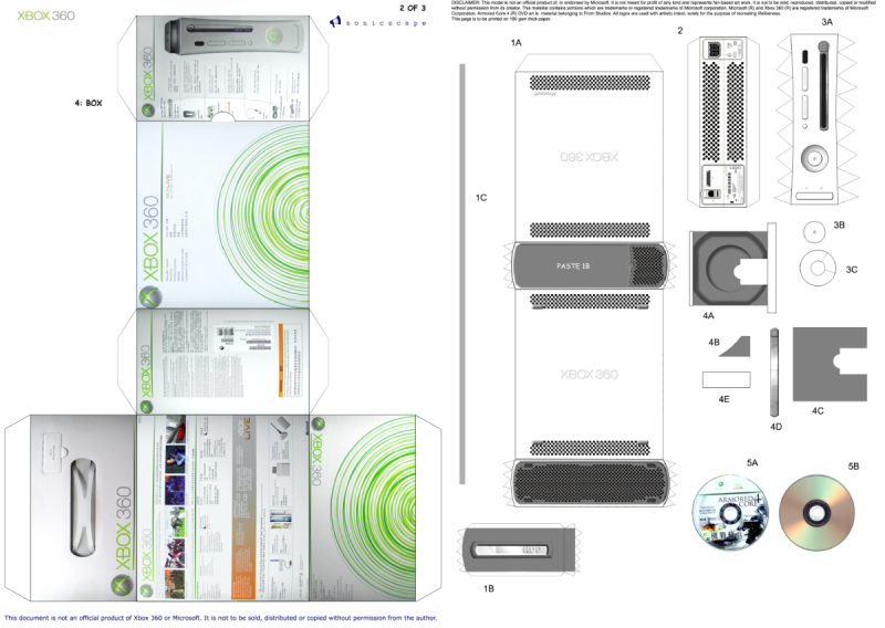 Xbox 360 развёртка