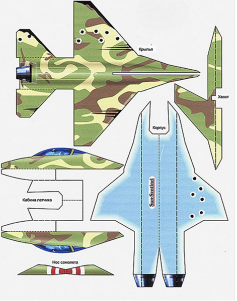 Моделирование самолетов из бумаги