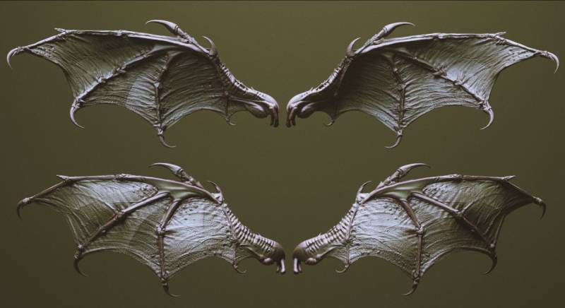 Wings - 33 character & creature Meshes free