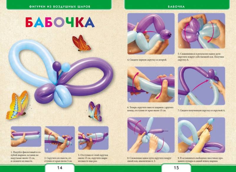 Фигурки из длинного шарика пошаговая инструкция