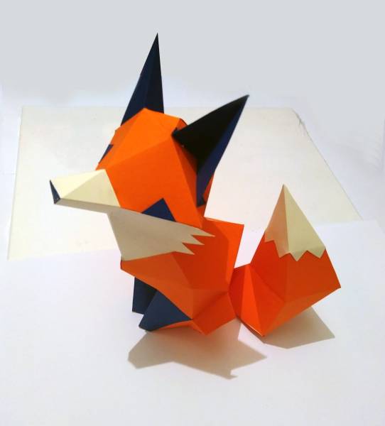 Лиса Papercraft Methakura