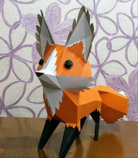 Лиса Papercraft Methakura