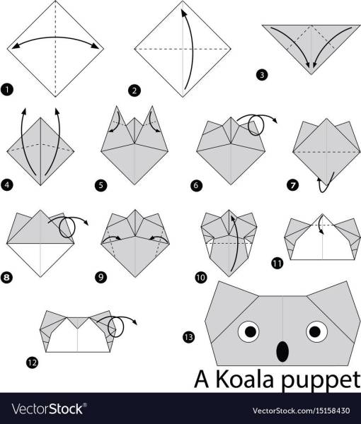 Оригами коала