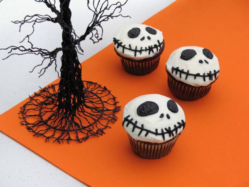 Cupcake Halloween вид сверху